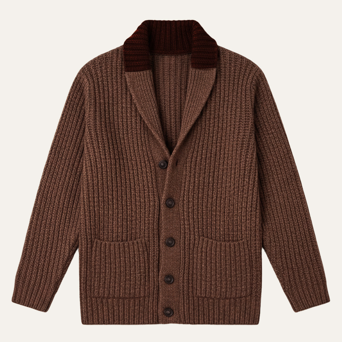 Herren Strickcardigan mit Reverskragen – Warm, Modern & Vielseitig Kombinierbar