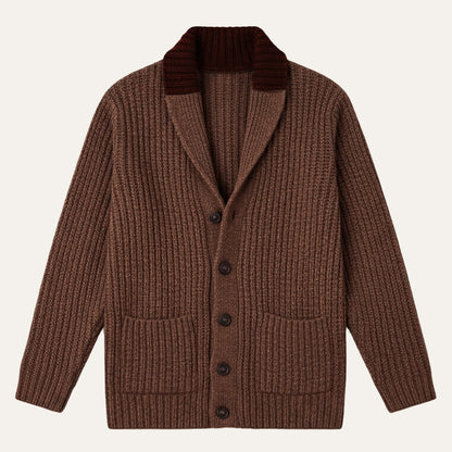 Herren Strickcardigan mit Reverskragen – Warm, Modern & Vielseitig Kombinierbar