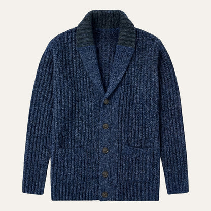 Herren Strickcardigan mit Reverskragen – Warm, Modern & Vielseitig Kombinierbar