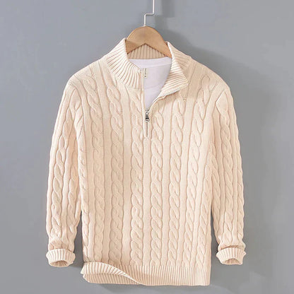 Klassischer Herren Wollpullover – Zeitlos, Warm & Vielseitig Kombinierbar