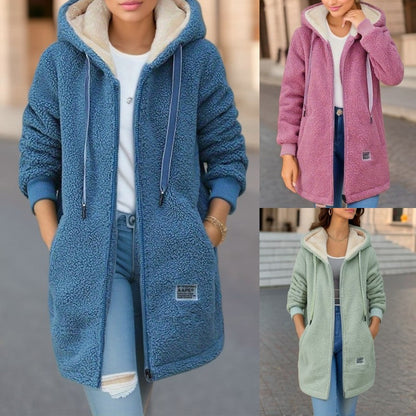 Fleecejacke Damen mit Kapuze | Kuschelige Wärme & Stilvoller Winter-Look