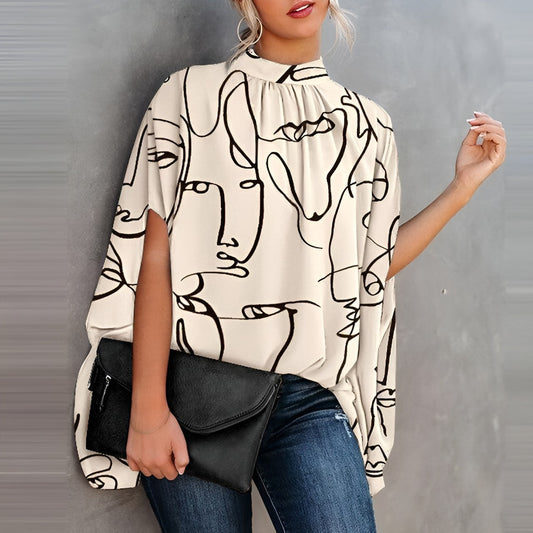 Damen Bluse elegant – Stilvolle Bluse mit besonderen Details für Alltag und elegante Looks