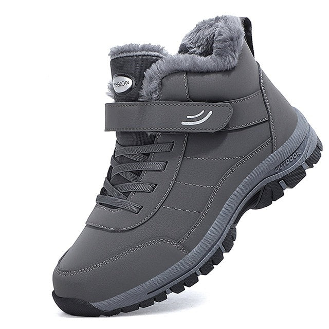 Herren Winterboots mit Profilsohle – Warm, Robust & Rutschfest für Kalte Tage