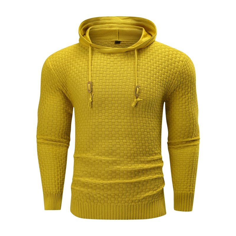 Strukturierter Kapuzenpullover Herren | Moderner Strick mit Urbanem Stil