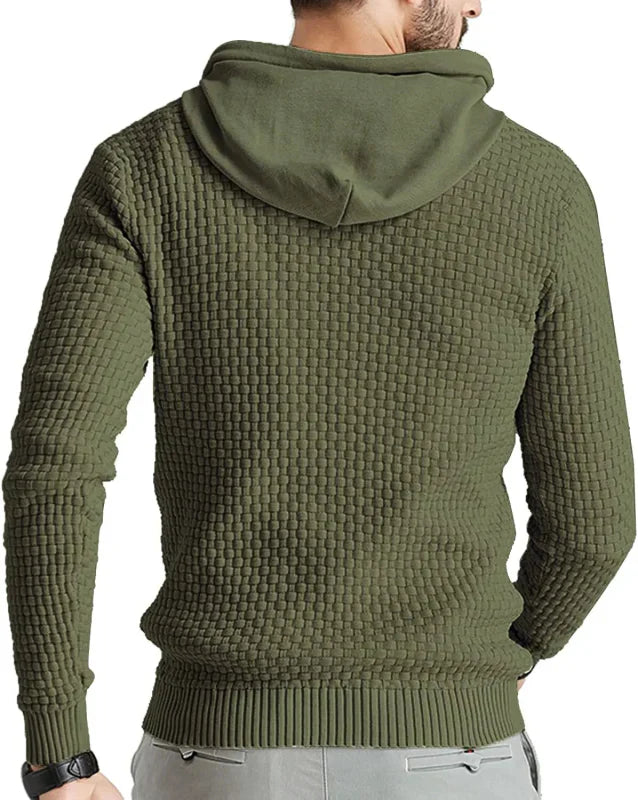 Strukturierter Kapuzenpullover Herren | Moderner Strick mit Urbanem Stil
