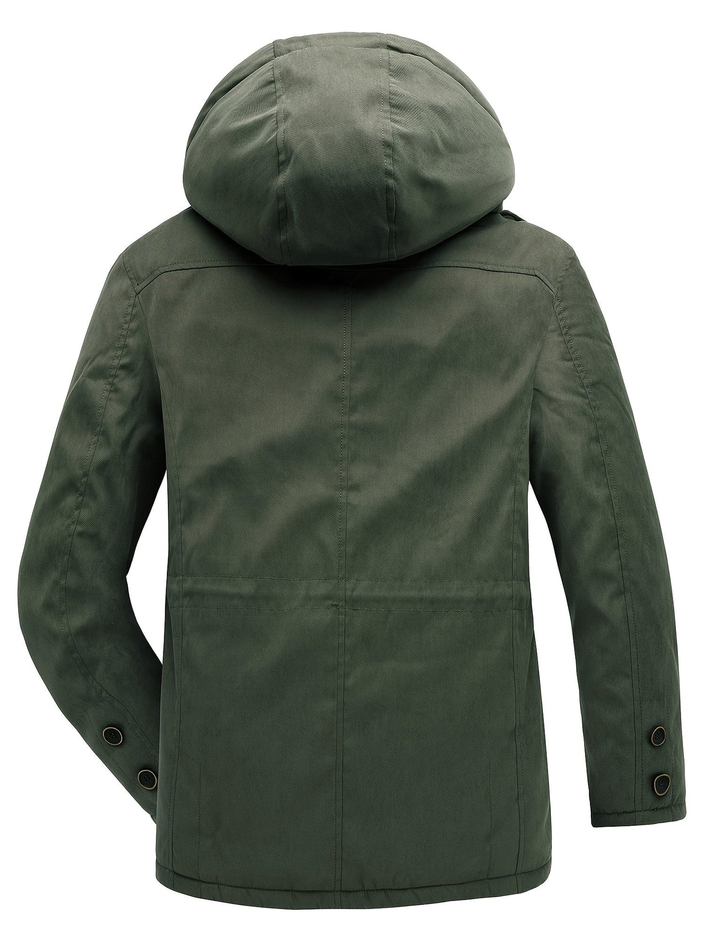Nikolai | Herren Winterjacke mit Kapuze & Reißverschluss – Warm, Bequem & Stilvoll für Kalte Tage