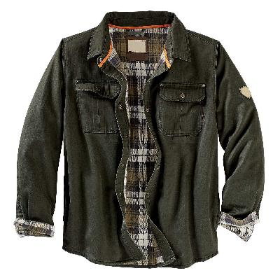 Lucian | Herren Gefüttertes Flanell Overshirt – Moderne Hemdjacke mit Brusttaschen & Weichem Innenfutter