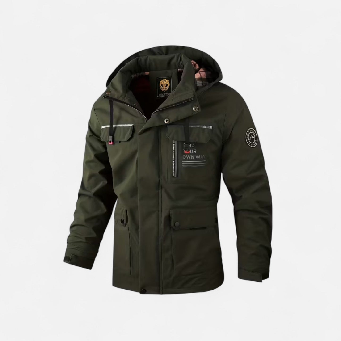 Tristan | Herren Hooded Windbreaker – Leichte Outdoor Jacke mit Kapuze für Alltag & Freizeit