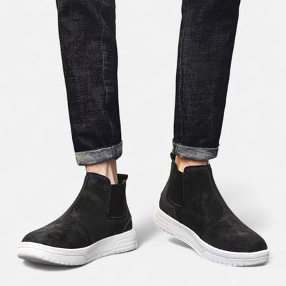 Samuel | Herren Chelsea Boots mit Elastikeinsatz – Stilvolle Knöchelstiefel im Vintage-Look für Alltag & Freizeit
