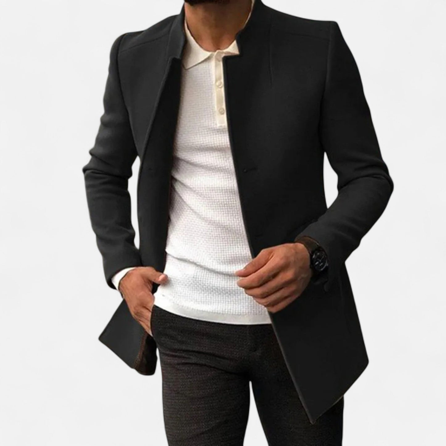Herren Tailored Coat | Klassischer Komfort & Eleganter Look