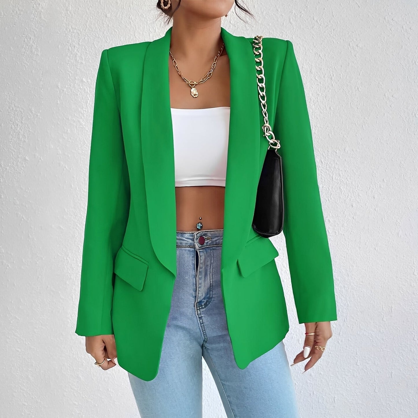 Damenblazer mit taillierter Passform – Eleganter Blazer für Büro, Alltag und stilvolle Kombinationen