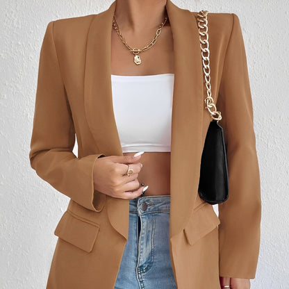 Damenblazer mit taillierter Passform – Eleganter Blazer für Büro, Alltag und stilvolle Kombinationen