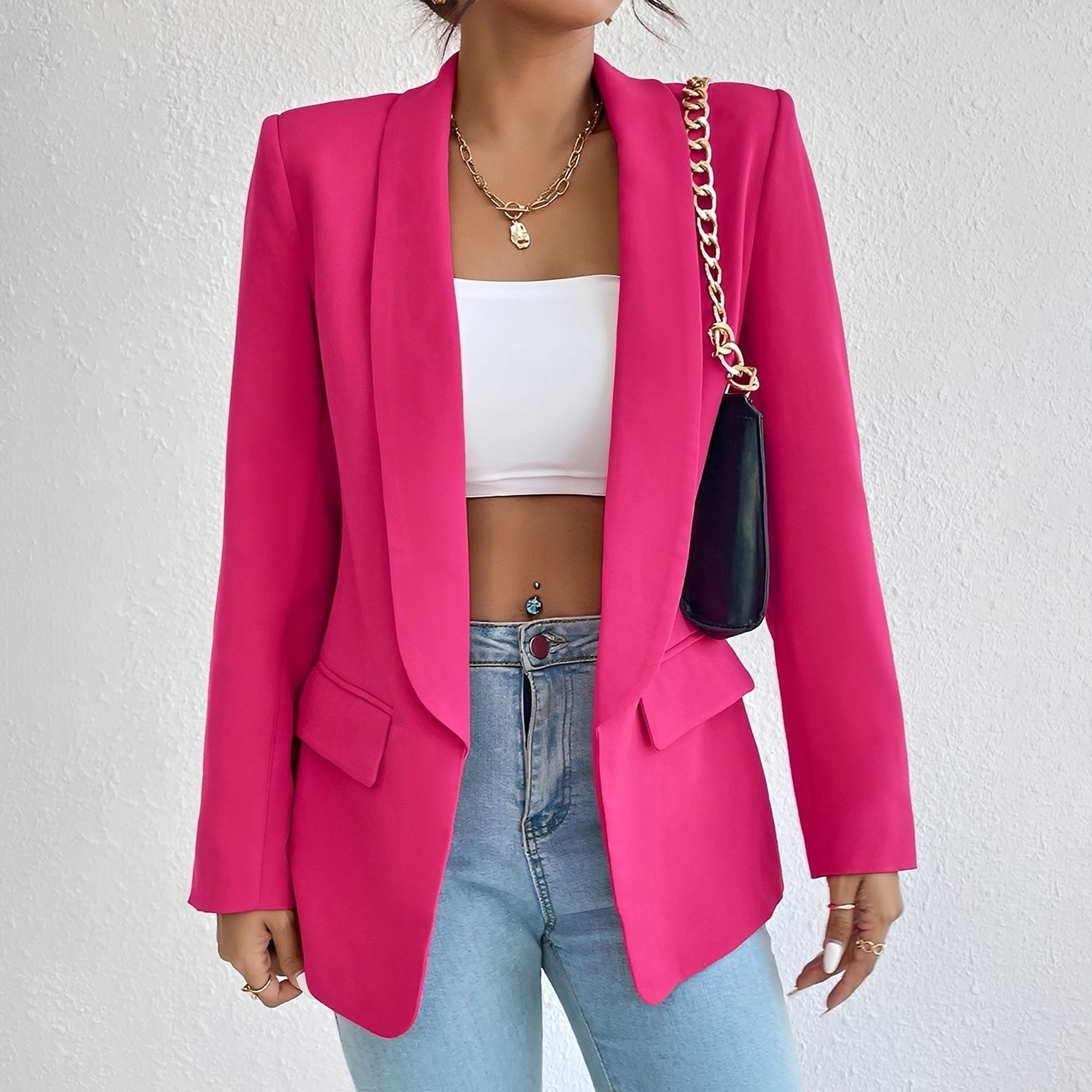 Damenblazer mit taillierter Passform – Eleganter Blazer für Büro, Alltag und stilvolle Kombinationen