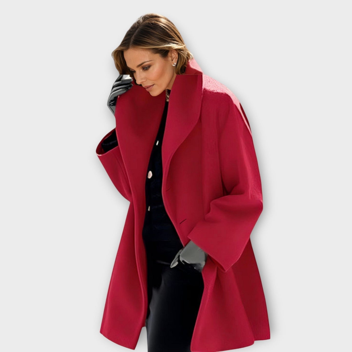 Oversize Damen Wollmantel | Eleganter weiter Schnitt für stilvolle Winterlooks