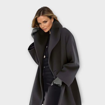 Oversize Damen Wollmantel | Eleganter weiter Schnitt für stilvolle Winterlooks