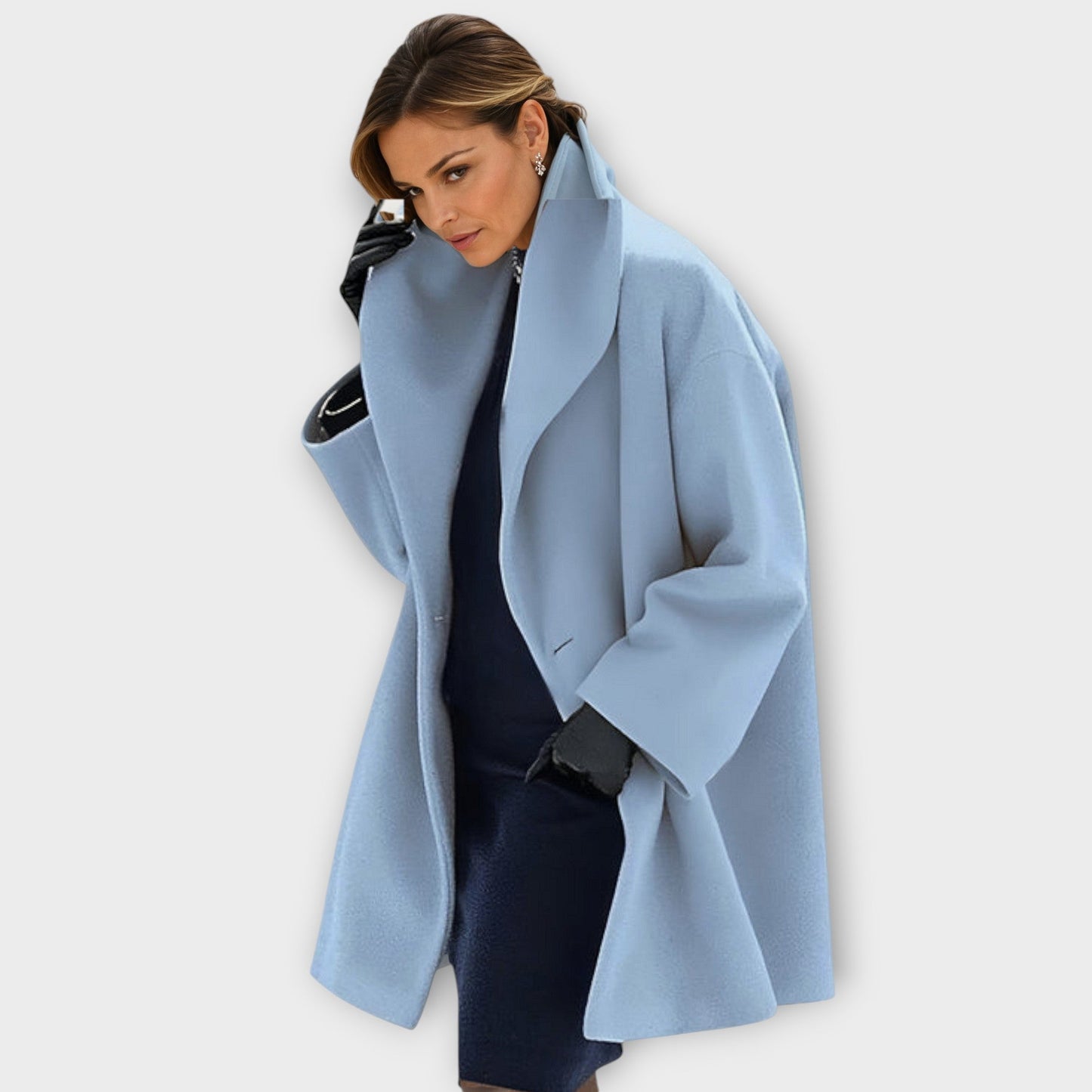 Oversize Damen Wollmantel | Eleganter weiter Schnitt für stilvolle Winterlooks