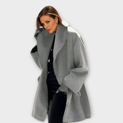 Oversize Damen Wollmantel | Eleganter weiter Schnitt für stilvolle Winterlooks