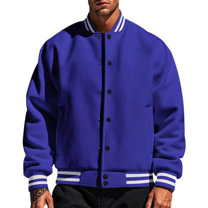 Ingmar | Herren Klassische Baseballjacke mit Knöpfen – Stilvoller Look für Jeden Tag