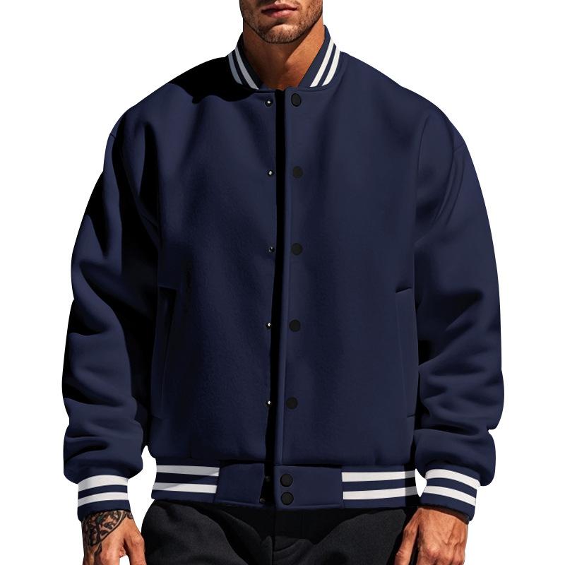 Ingmar | Herren Klassische Baseballjacke mit Knöpfen – Stilvoller Look für Jeden Tag
