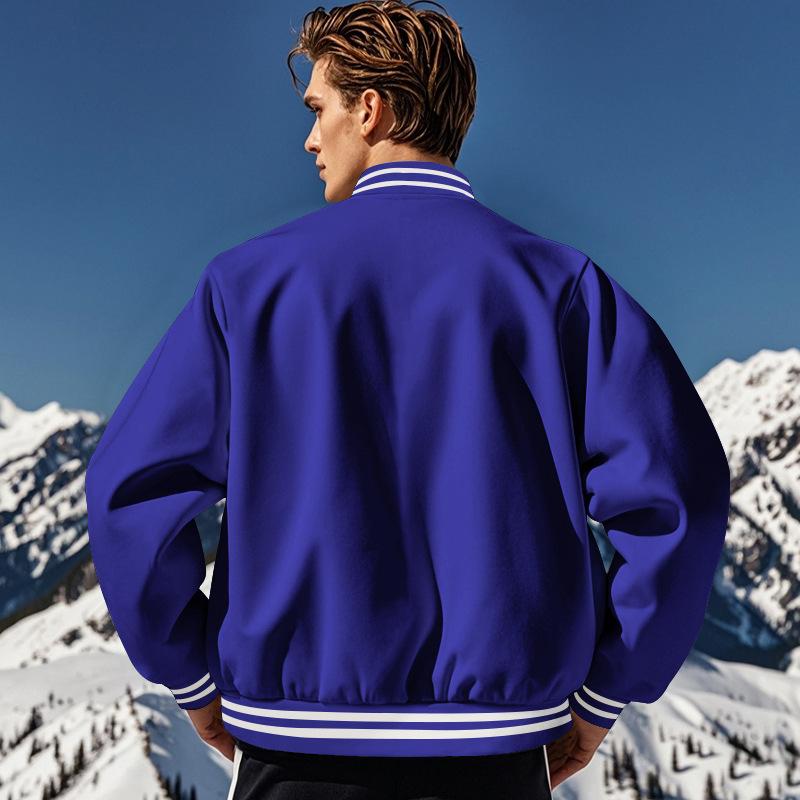 Ingmar | Herren Klassische Baseballjacke mit Knöpfen – Stilvoller Look für Jeden Tag