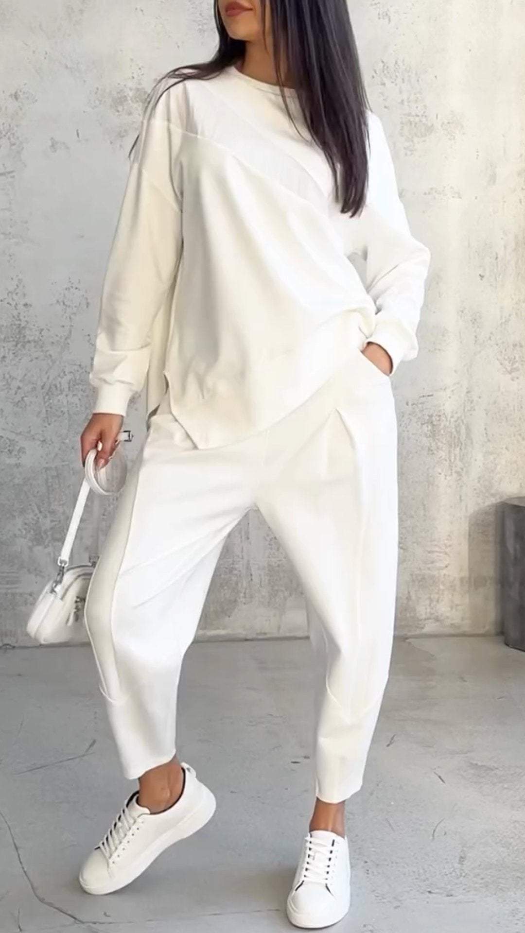 Zweiteiliges Damen-Freizeitset für Komfort und Stil