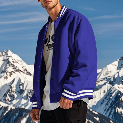 Ingmar | Herren Klassische Baseballjacke mit Knöpfen – Stilvoller Look für Jeden Tag
