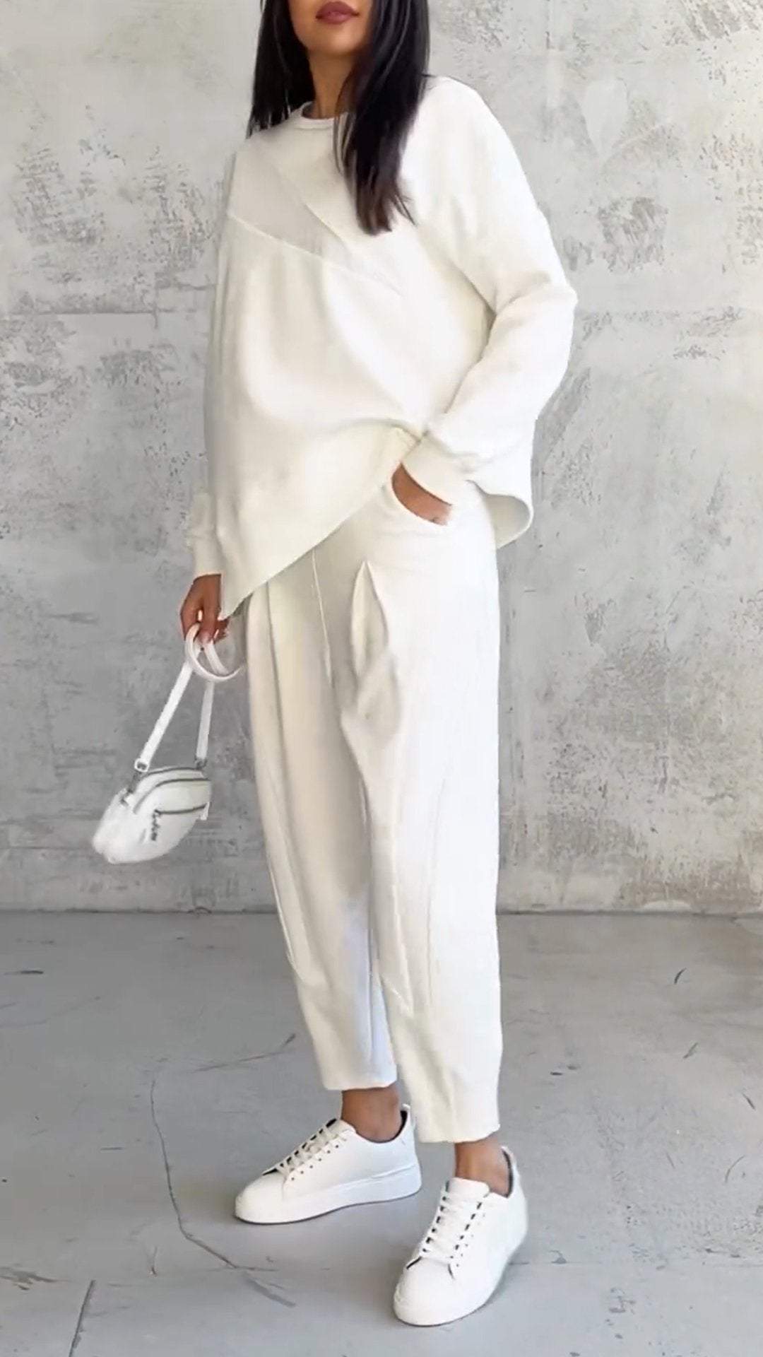 Zweiteiliges Damen-Freizeitset für Komfort und Stil