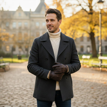 Herren Winterhandschuhe mit Bündchen – Warm, Komfortabel & Alltagstauglich
