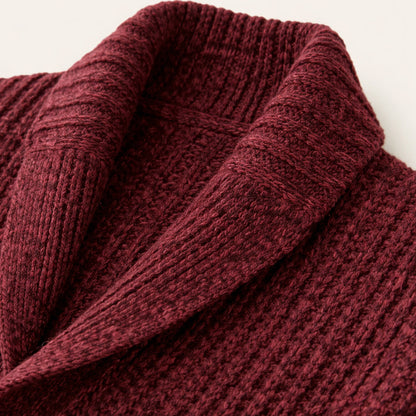 Herren Strickcardigan mit Reverskragen – Warm, Modern & Vielseitig Kombinierbar