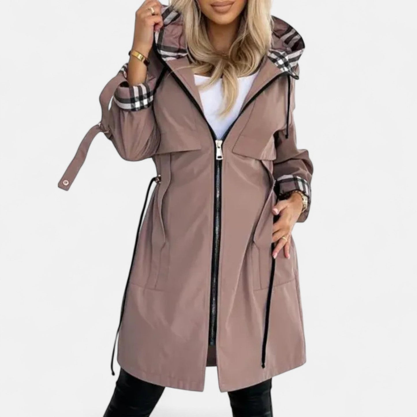 Damen Übergangsjacke mit Kapuze | Leicht, feminin & urban stylisch