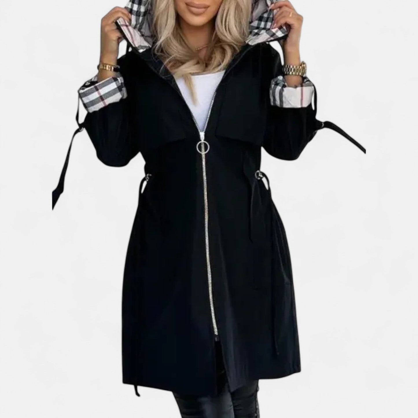Damen Übergangsjacke mit Kapuze | Leicht, feminin & urban stylisch