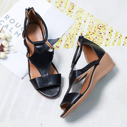 Damen Keilsandalen im Römischen Stil – Elegant, Stabil & Sommerlich